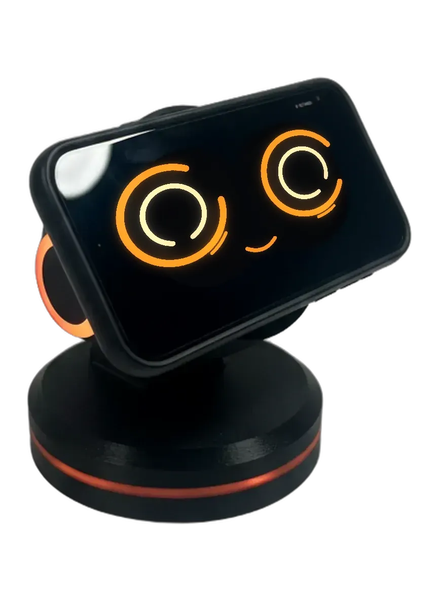 Deskmate dock with iPhone mounted