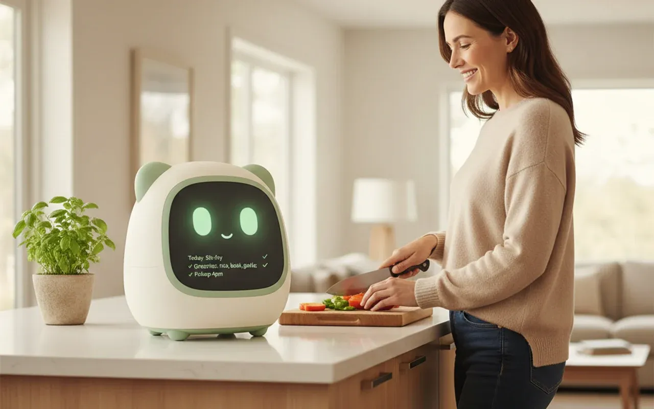 Hai Robo for Home makers — voice companion in the kitchen helping plan meals